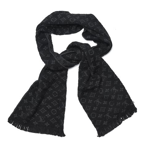 louis vuitton scarf clip|Louis Vuitton scarf women's black.